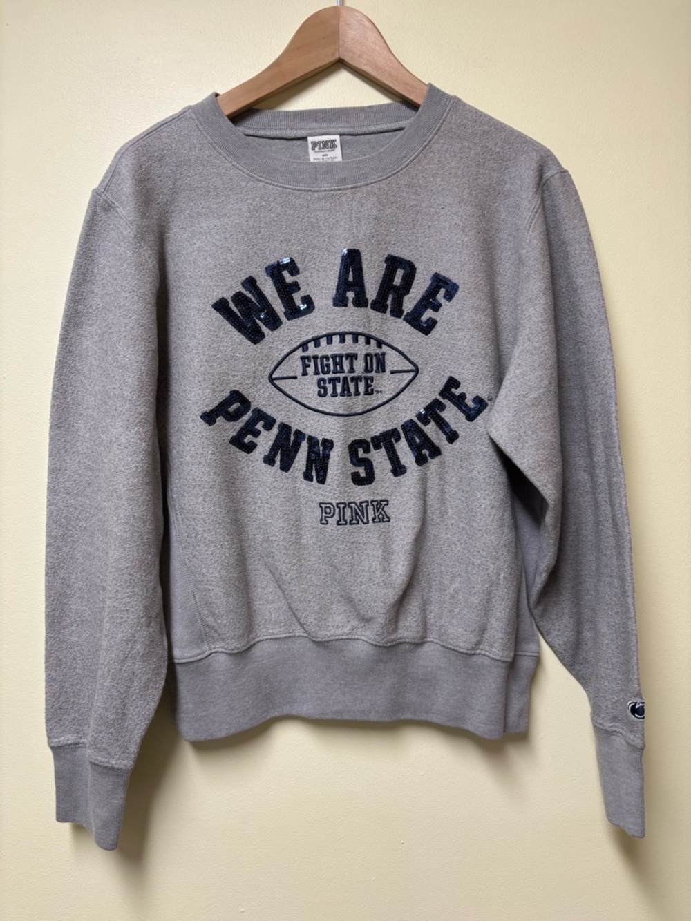 Victoria’s Secret PINK We are Penn State Sequin Sweatshirt - Small